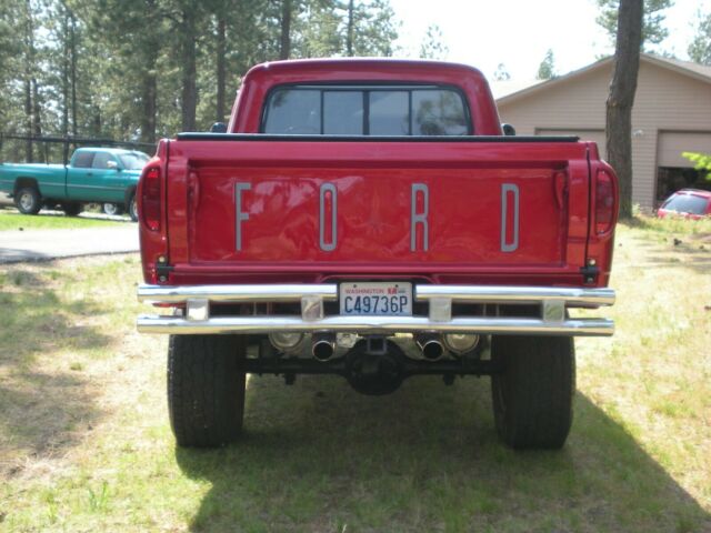 1962 Red Ford F-100 Standard Cab Pickup