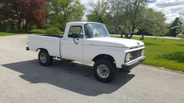 1962 White Ford F-100 Standard Cab Pickup