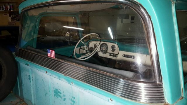 1962 Turquoise Ford F-100 Standard Cab Pickup