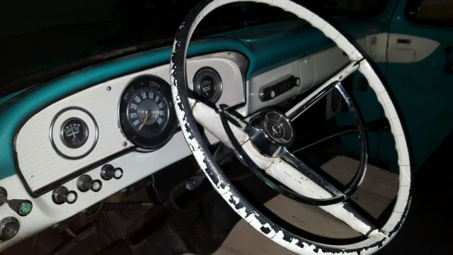1962 Turquoise Ford F-100 Standard Cab Pickup