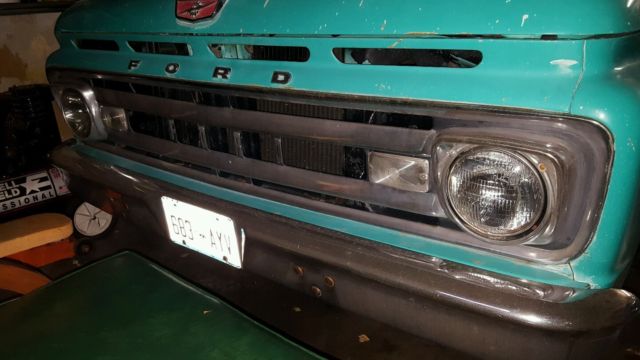 1962 Turquoise Ford F-100 Standard Cab Pickup