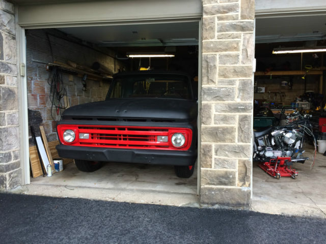 1962 Black Ford F-100