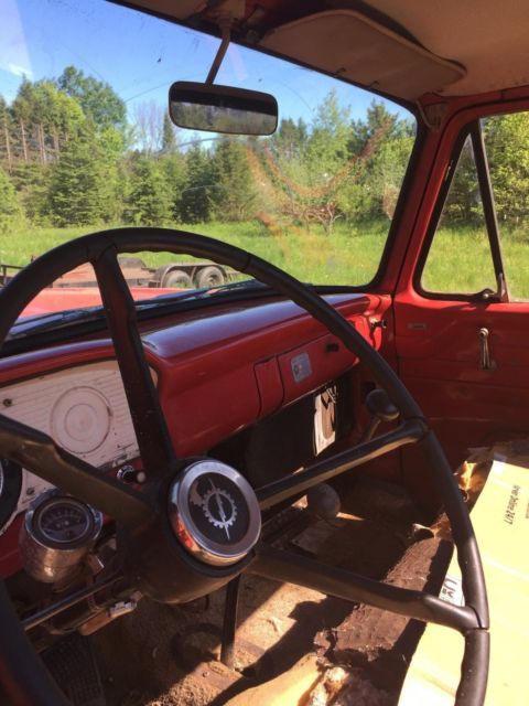 1962 red Ford F-150 pickup