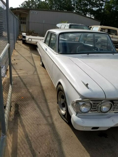 1962 White Ford Fairlane Coupe