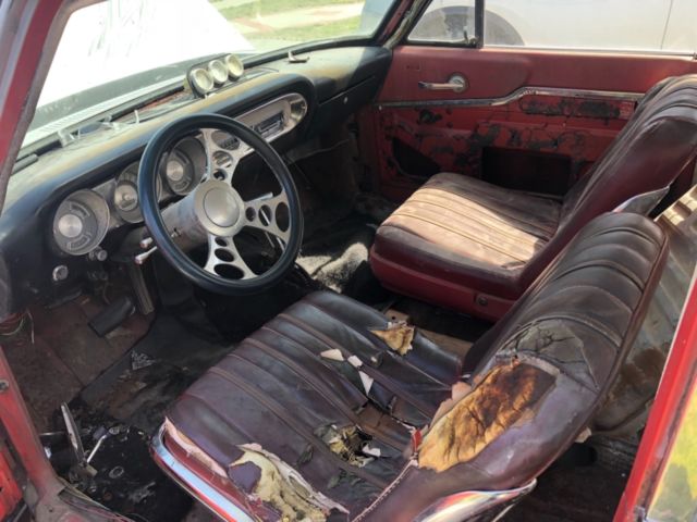 1962 Primer Ford Fairlane Coupe