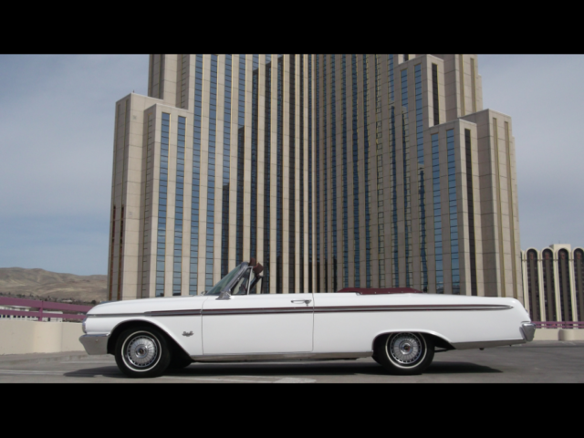 1962 White Ford Fairlane Sunliner Convertible --