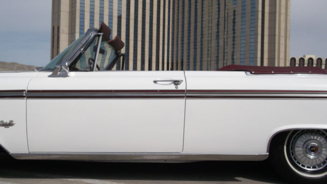 1962 White Ford Fairlane Sunliner Convertible --