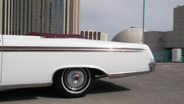 1962 White Ford Fairlane Sunliner Convertible --