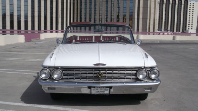 1962 White Ford Fairlane Sunliner Convertible --