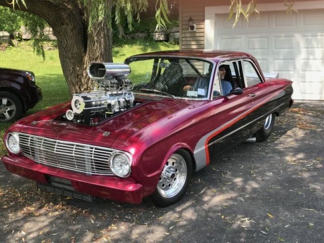 1962 Burgundy Ford Falcon Coupe