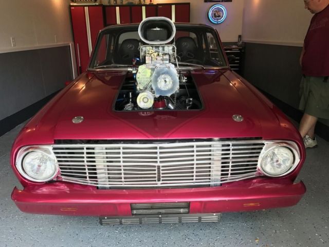 1962 Burgundy Ford Falcon Coupe