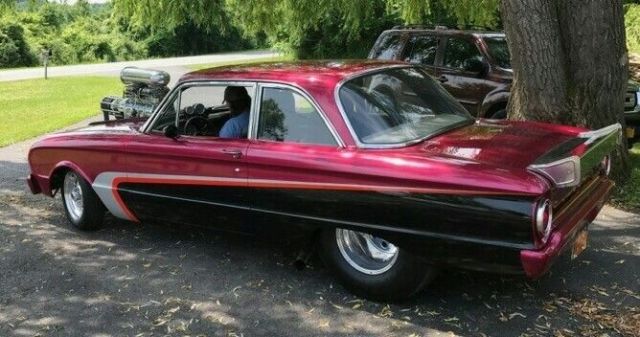 1962 Burgundy Ford Falcon Coupe
