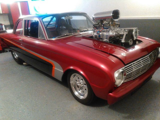 1962 Burgundy Ford Falcon Coupe