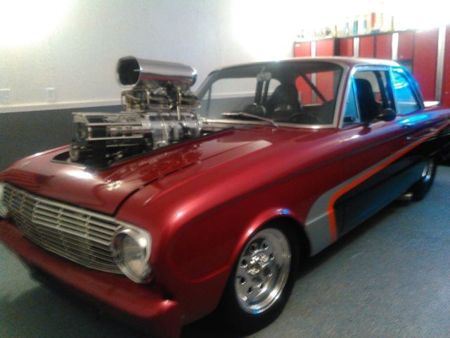 1962 Burgundy Ford Falcon Coupe