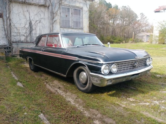 1962 Black Ford Galaxie Sedan