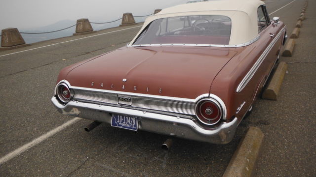 1962 Chestnut Metallic Ford Galaxie Convertible