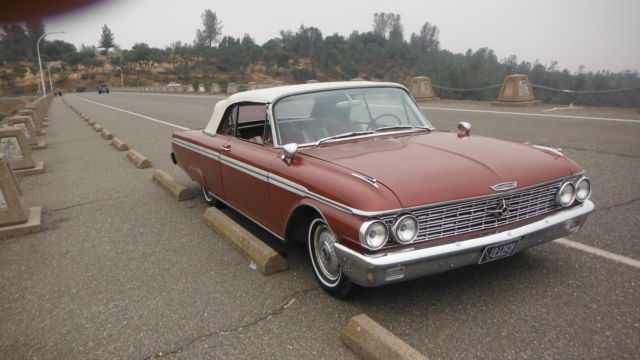 1962 Chestnut Metallic Ford Galaxie Convertible