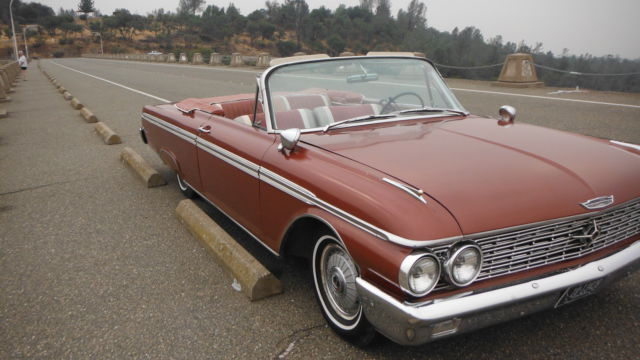 1962 Chestnut Metallic Ford Galaxie Convertible