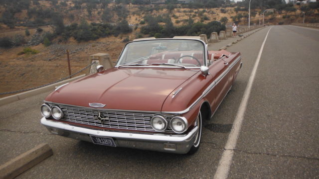 1962 Chestnut Metallic Ford Galaxie Convertible