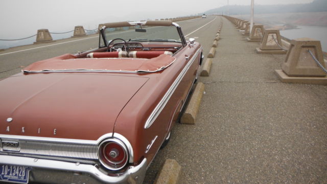 1962 Chestnut Metallic Ford Galaxie Convertible