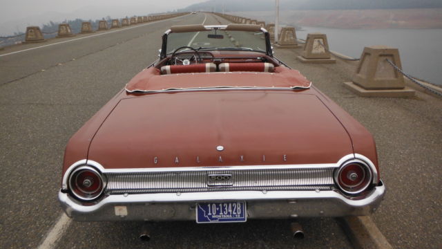 1962 Chestnut Metallic Ford Galaxie Convertible