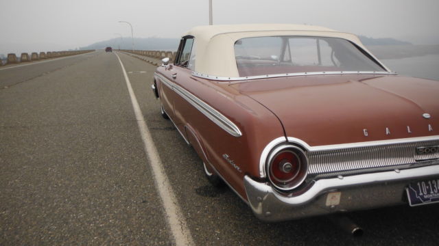 1962 Chestnut Metallic Ford Galaxie Convertible