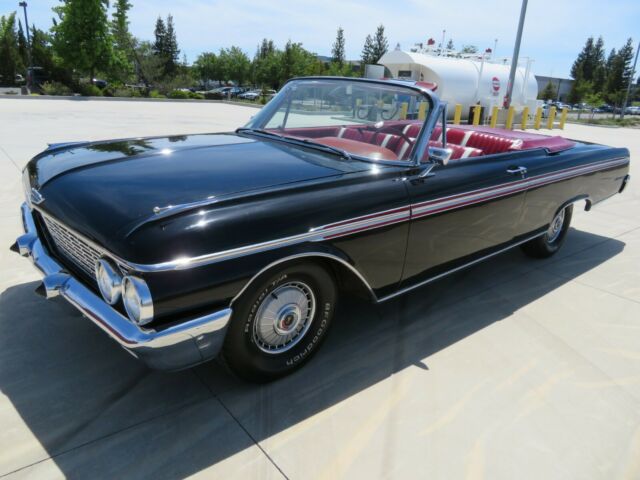 1962 Black Ford Galaxie Convertible