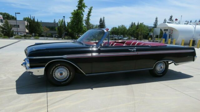 1962 Black Ford Galaxie Convertible