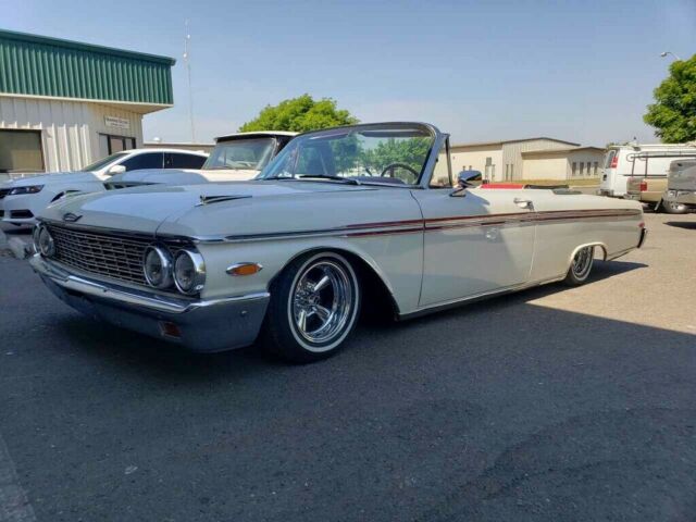 1962 White Ford Galaxie Convertible