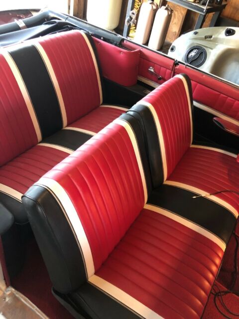 1962 White Ford Galaxie Convertible