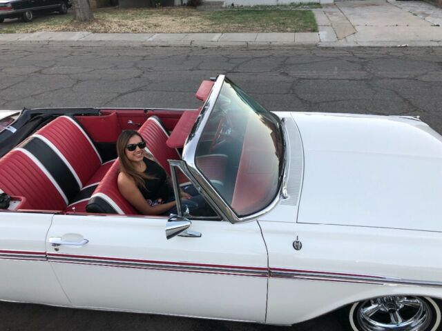 1962 White Ford Galaxie Convertible