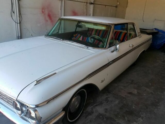 1962 White Ford Galaxie Coupe