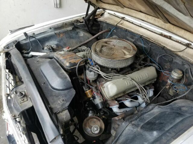 1962 White Ford Galaxie Coupe