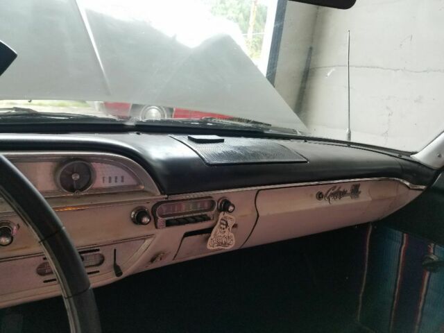 1962 White Ford Galaxie Coupe