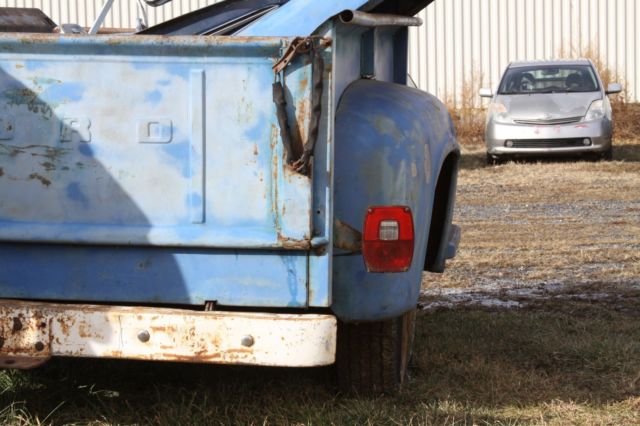 1962 Blue Ford F-100 Standard Cab Pickup