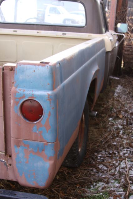 1962 Blue Ford F-100 Standard Cab Pickup