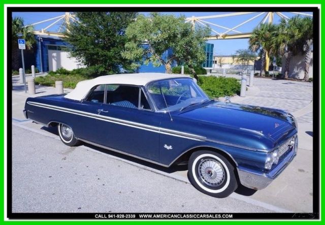 1962 Blue Ford Sunliner