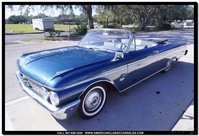 1962 Blue Ford Sunliner