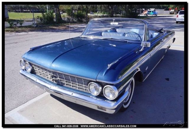 1962 Blue Ford Sunliner
