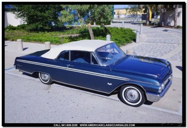 1962 Blue Ford Sunliner