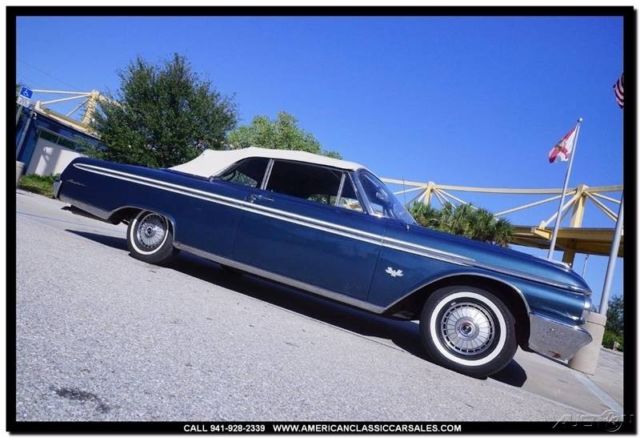 1962 Blue Ford Sunliner