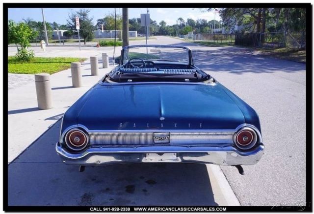 1962 Blue Ford Sunliner