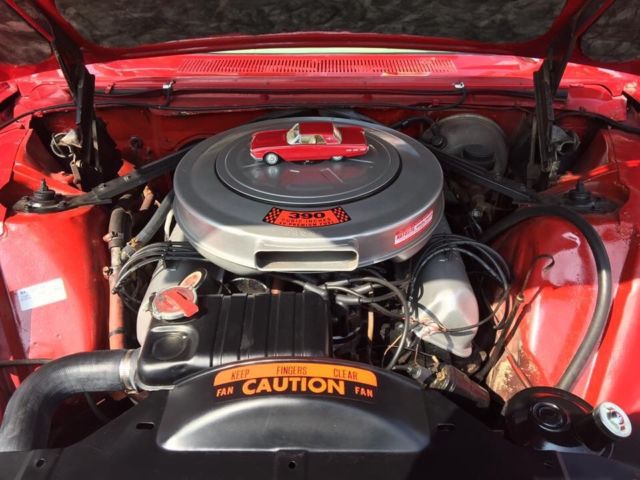 1962 Red Ford Thunderbird