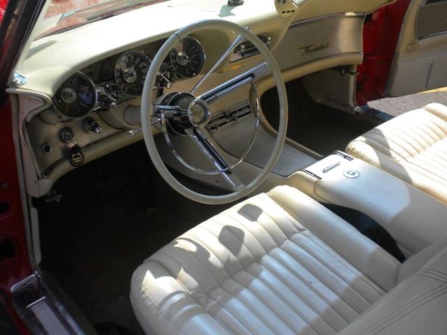 1962 Red Ford Thunderbird