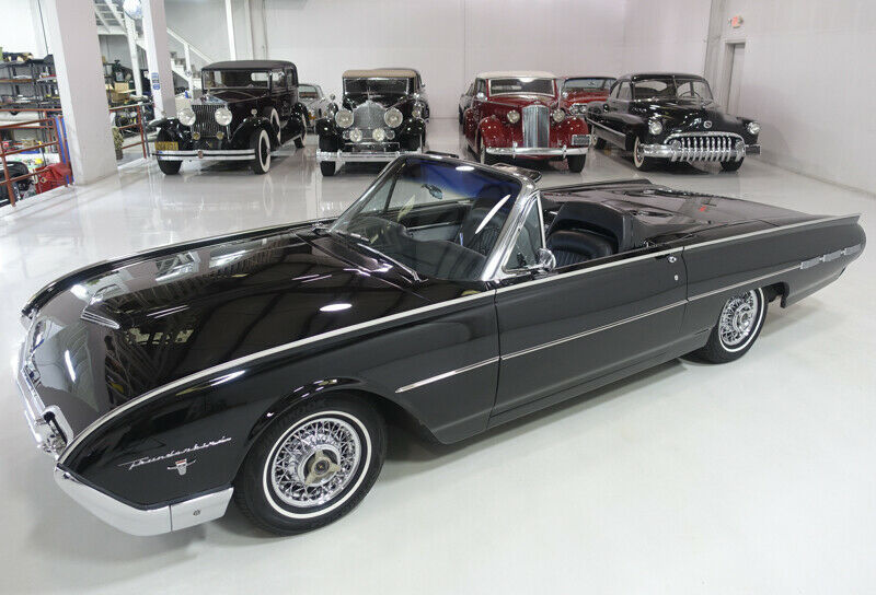 1962 Black Ford Thunderbird Convertible