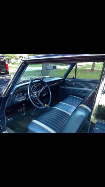 1962 Blue Ford Galaxie Coupe
