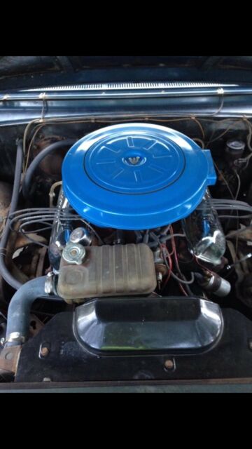 1962 Blue Ford Galaxie Coupe