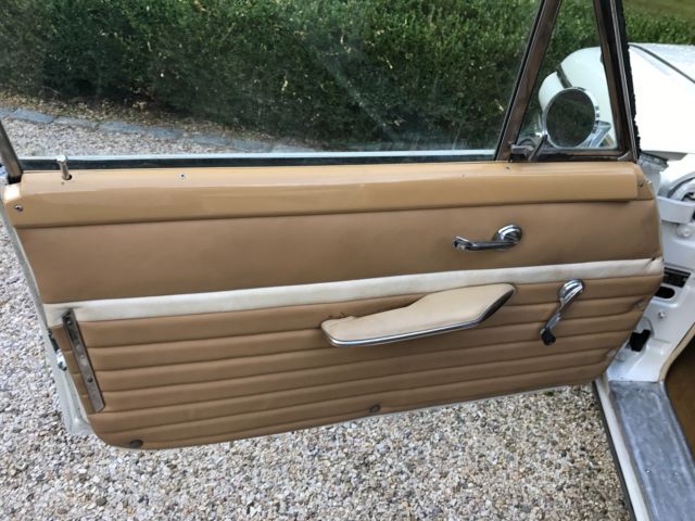 1962 White Ford Galaxie Convertible