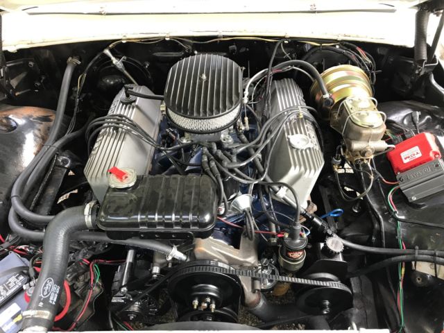1962 White Ford Galaxie Convertible