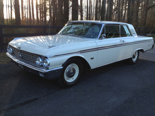 1962 White Ford Galaxie